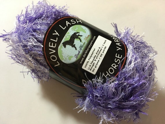 Dark Horse Yarns Lovely Lash 114 Blackberries Eyelash Yarn 50g Pink Purple Black Dark Horse Yarns Lovely Lash 114 Blackberries Eyelash Yarn 50g Pink Purple Black