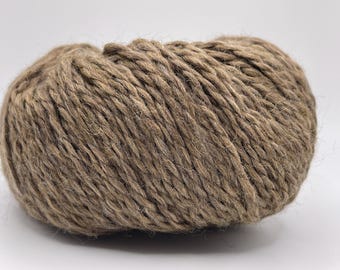 Light Brown Royal Wool 82349 Ice Yarns Wool Nylon Blend Worsted 50gr 109yds