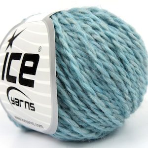 Ice Yarns Wolle Nylon Mischung Licht Türkis Royal Wolle 82372 Kammgarn 50gr