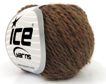 Brown Shades Royal Wool 82351 Ice Yarns Wool Nylon Blend Worsted 50gr 109yds