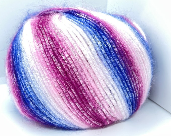 Strawberries & Limes Pinks and Greens Picasso Ice Yarns 66606 Self