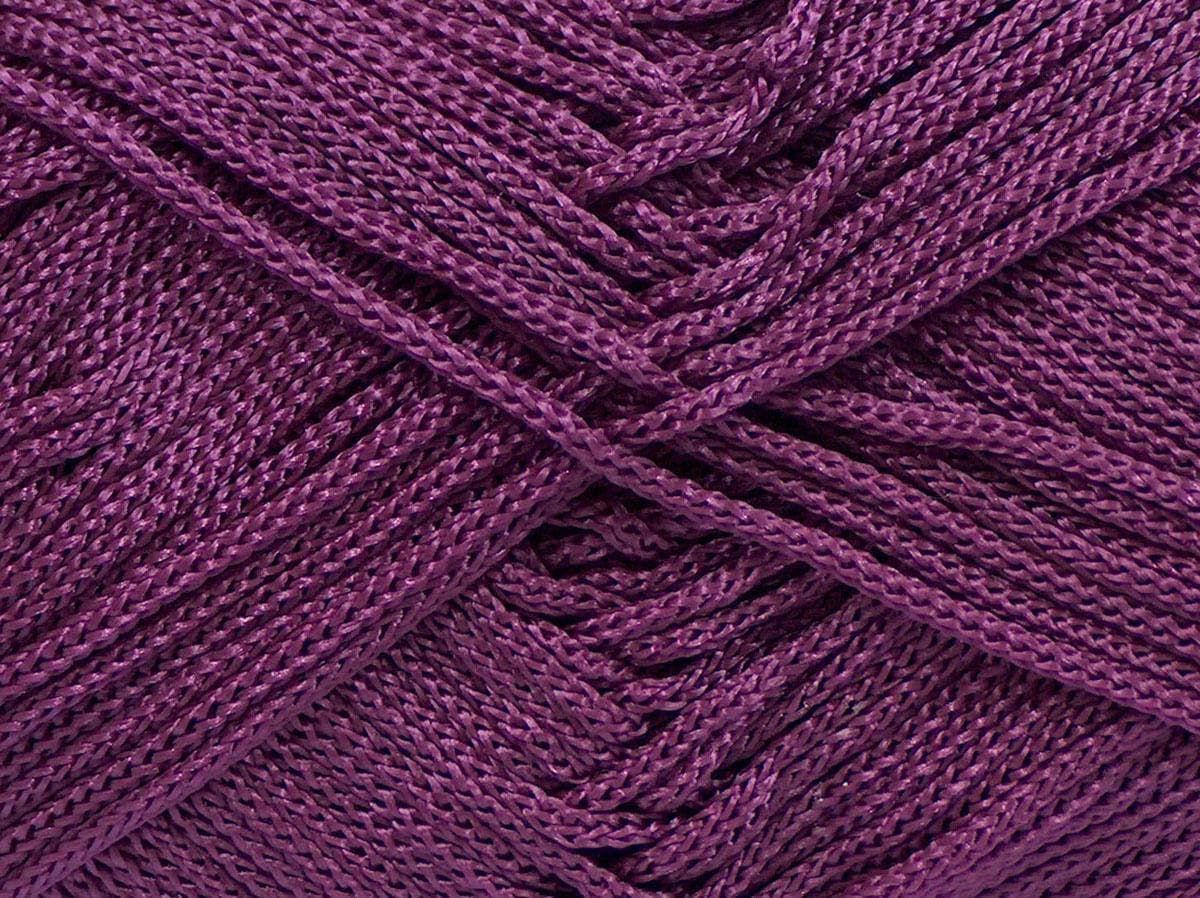 Berry Purple Macrame Cord #70717 Ice Yarns Polyester 100 Grams 174 Yds ...