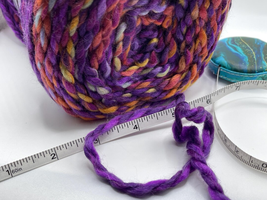 Chunky Colors Cake Wool Acrylic Blend Yarn 58153 Ice Yarns Purple Pink ...