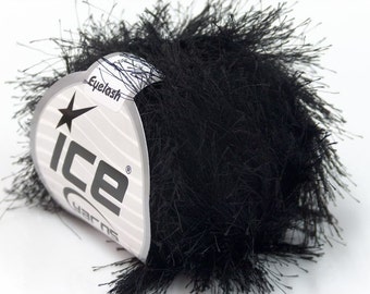 Black Beauty Wimpergaren Ice Solid Black Fun Fur 50 gram 22743