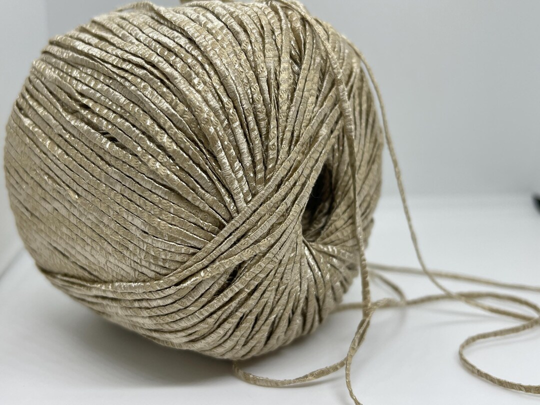 Shiny Sands Fettuccia Skinny Ribbon Yarn 82223 Ice Yarns Acrylic ...