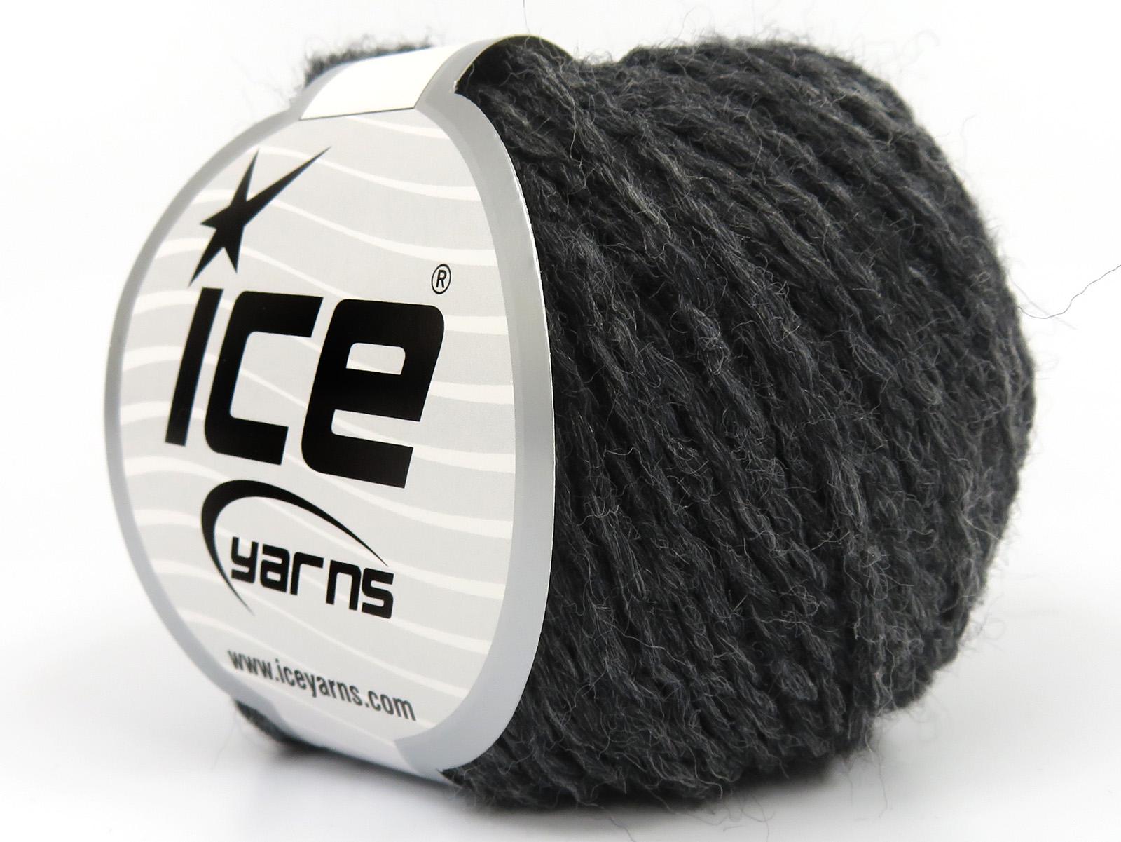 Anthracite Royal Wool 82344 Ice Yarns Wool Nylon Blend Worsted 
