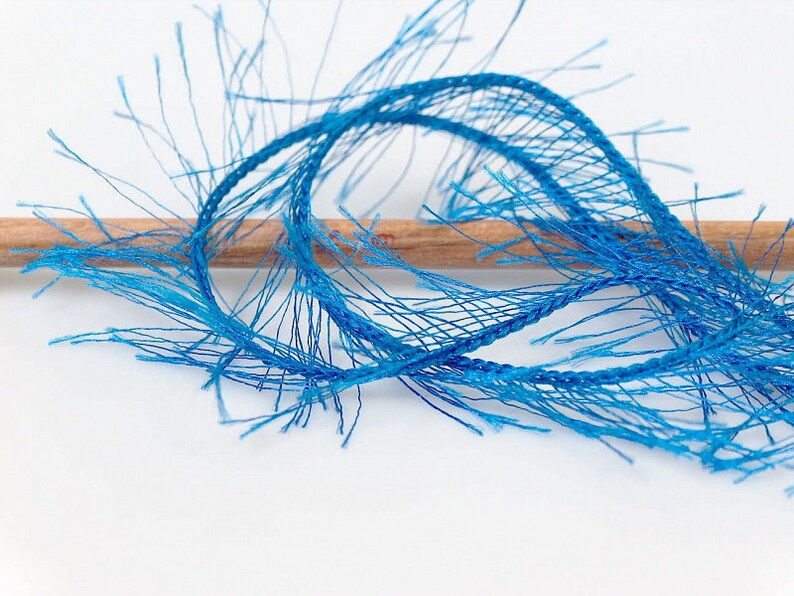 LG 100 Gram Royal Blue Eyelash Yarn Ice Fun Fur 164 Yards Etsy