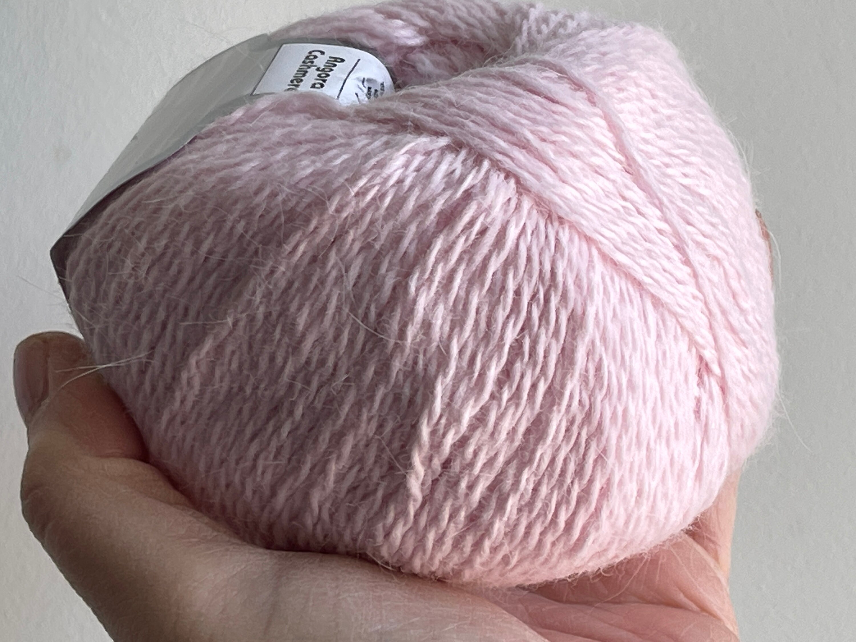 ベビーピンク アンゴラ カシミア 68762 アイスヤーン ラグジュアリー