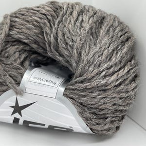 Ash Brown Royal Wool 82347 Ice Yarns Wool Nylon Blend Worsted 50gr 109yds