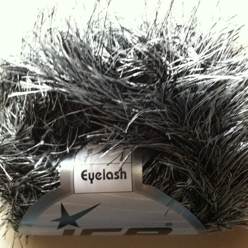Black Eyelash Yarn Ice 22697 100 Gram Black Fun Fur 164 Yards Etsy