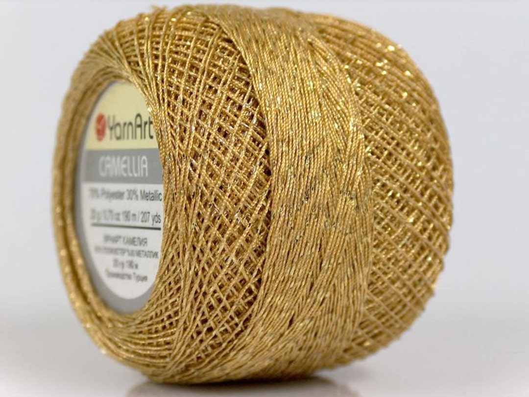 Gold Silver Metallic Braid Thread Cross Stitch 13 Gram 100 Yards ...
