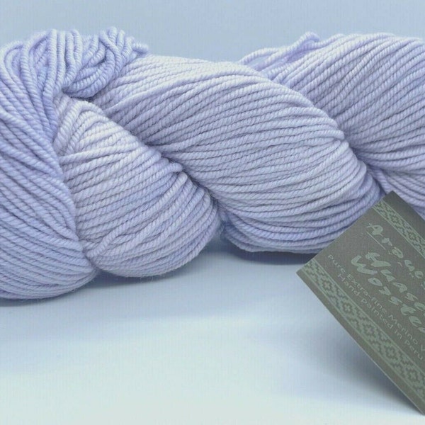 Araucania Huasco Worsted Hand Painted #314 Ash Violet - Tonal pale lavender 100% Extrafine Merino Wool, 100 Grams (3.5 Ounces) 218 Yards