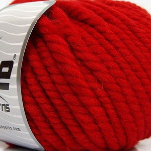 Red Merino XL Wolle 77069 Ice Yarns Super Massey 100% Merinowolle 100 Gramm 30 Meter
