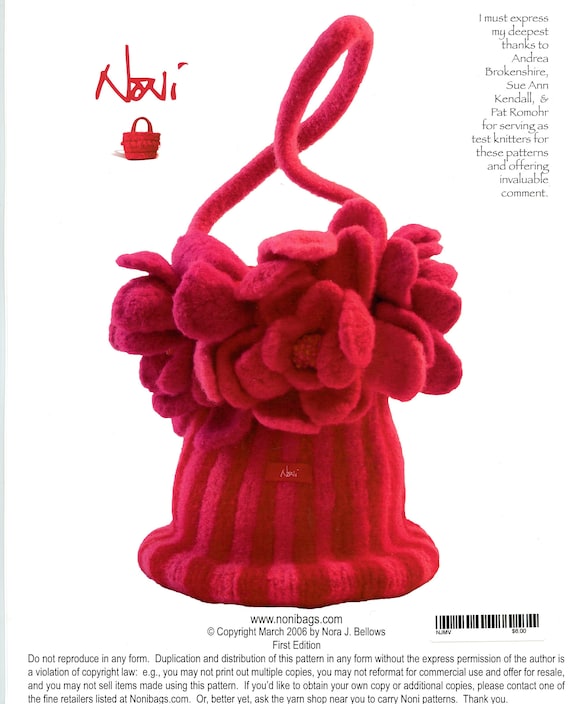 Noni Strick Filzanleitung Die Majolica Taschen und Vasen voller