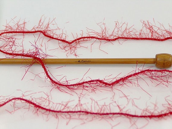 Sparkle Soft Dark Red 68319 Ice Yarn Metallic Lurex Nylon Eyelash