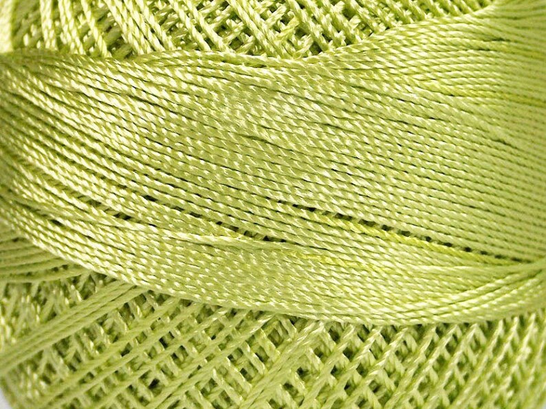 Willow Green Yarn Art Tulip Size 10 Microfiber Thread 52264 Etsy