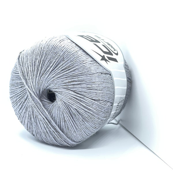 Fil de mélange de viscose et lin gris clair 27255 Ice Yarns Fine, Sport Weight 1.76 Onces (50grams) 191 Yards (175 Meters)