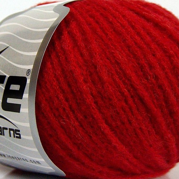 Red Baby Alpaca Merino Yarn 68472 Ice Yarns Worsted 50 grams (1.76 ounces) 100 meters (109 yards)