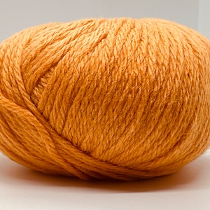 Light Orange Baby Merino 45813 Ice Yarns Merinowolle, Acryl, Nylon Mischung DK oder Worsted Gewicht 50gr 109m