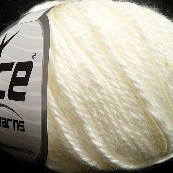 Sale Plain Ecru 67898 Ice Yarns Acrylic, Worsted 50 Gram (1.76 ounces) 50 Meters (54 Yards) Cream Off White