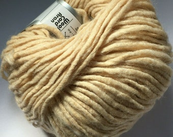Beige Wool Cord #59800 Dark Cream, Ecru Ice Wool, Acrylic Blend Yarn, 50 Gram 109 Yards