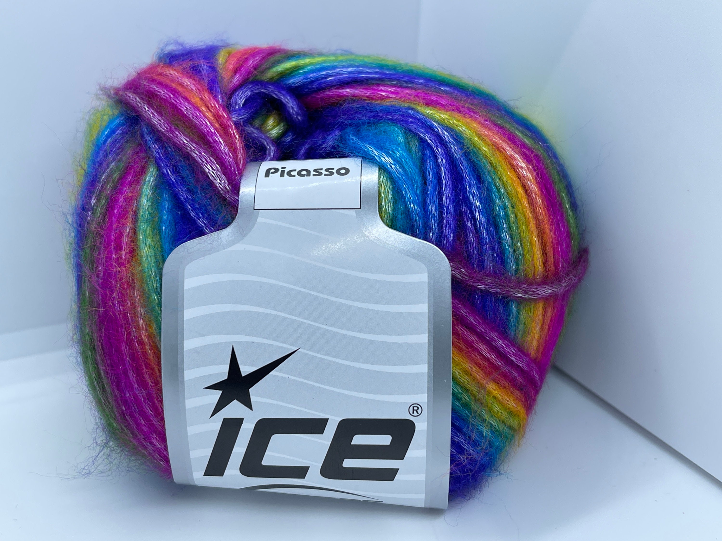 Picasso Rainbow II Ice Yarns 64627 Blauw Paars Groen Geel Etsy Nederland