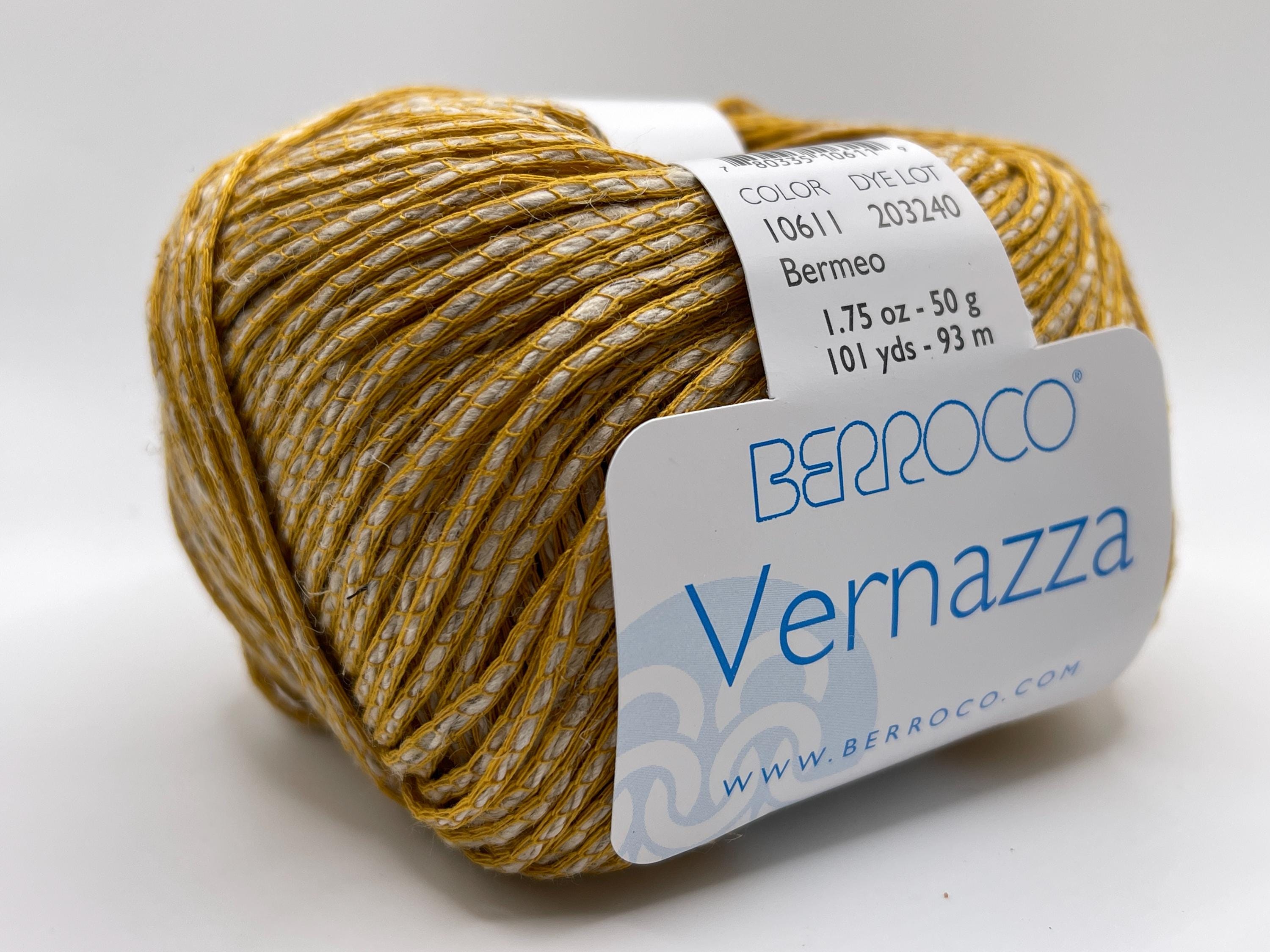 Berroco Vernazza Yarn 10611 Bermeo Worsted Cotton Linen Viscose
