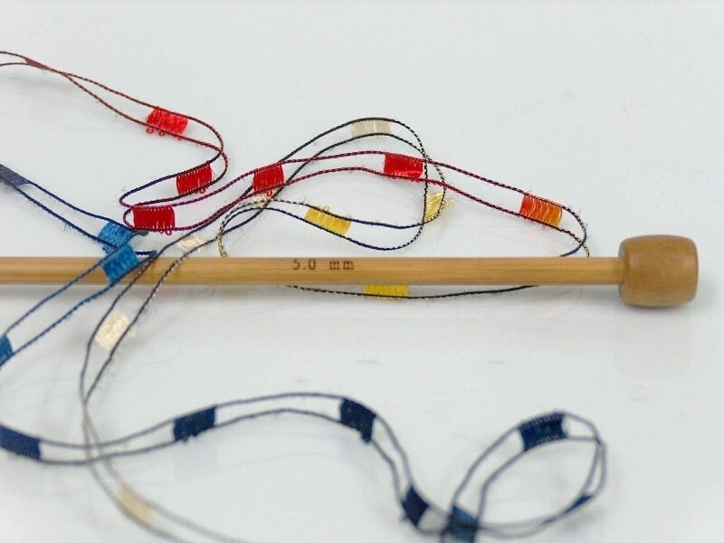 Glorious Ladder Yarn - 50g Patriotic Color Mix For Knitting & Crochet