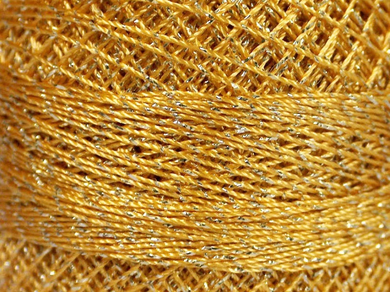 Bright Gold Silver Metallic Braid Thread Cross Stitch 13 Gram 100 Yards ...