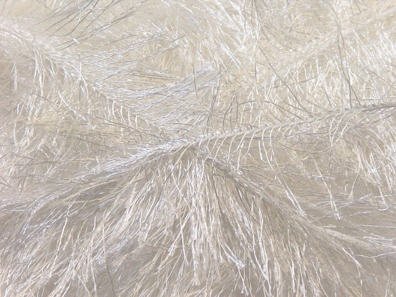 100 Gram Eyelash Yarn White 22699 Ice White Fun Fur 164yds Etsy
