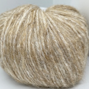 Beige Medley Fuzzy Wolle #69363 Ice Yarns Sale Winter Wolle Acryl Nylon 50g 153y