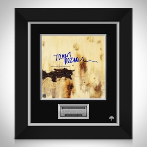 Nine Inch Nails - The Downward Spiral Limited Signature Edition LP Cover Custom Rahmen