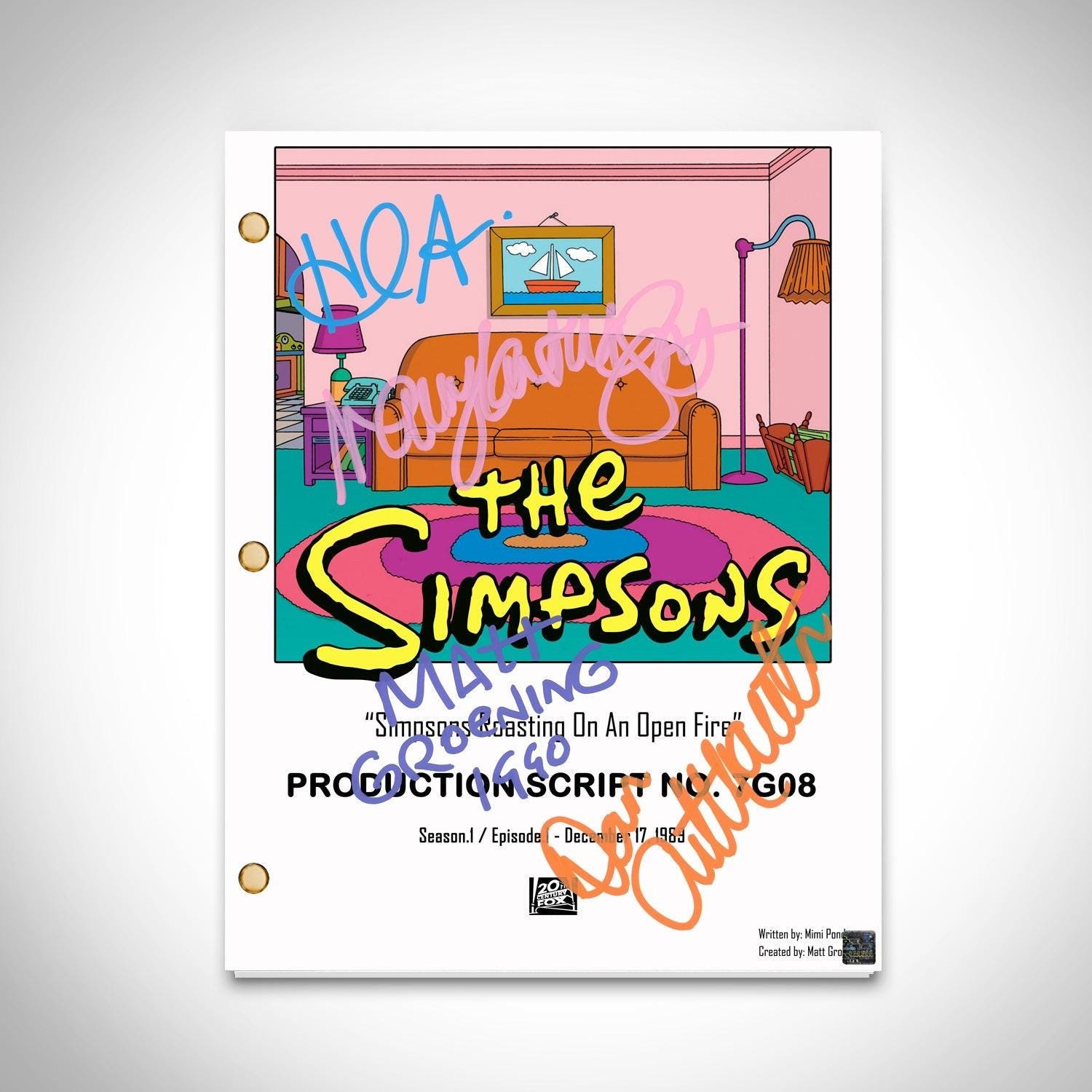 The Simpsons Script Limited Signature Edition