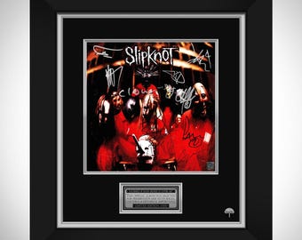Slipknot Signed Magazine Muzine , 9 members Original Album