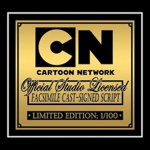 Adventure Time Script Limited Signature Edition Custom Frame - Etsy