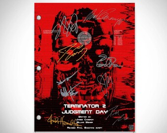 リンダ・ハミルトン 直筆サイン入り ターミネーター 映画脚本