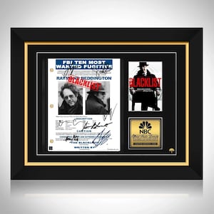 Blacklist Script Limited Signature Edition Custom Frame