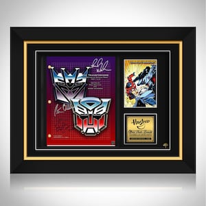 Transformers Animated Script Limited Signature Edition Custom Frame