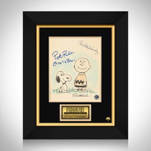 【保証書有】ピーナッツ リトグラフ Schulz氏 直筆サイン スヌーピー CHARLES SCHULZ * PSA * Original Snoopy Artwork Strip Signed