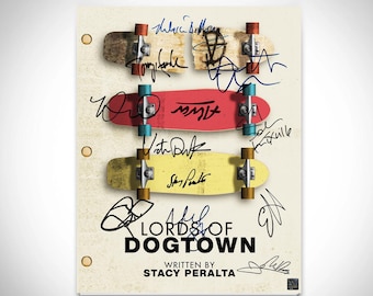 Marco personalizado de edición limitada con la transcripción de Lords of Dogtown