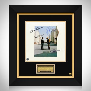 Pink Floyd - Wish You Were Here LP Cover Limited Signature Edition Custom Frame