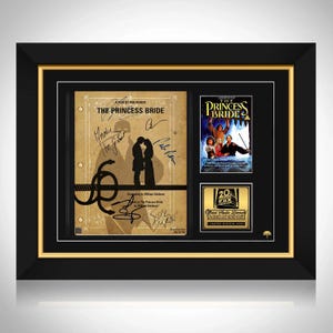 The Princess Bride Script Limited Signature Edition benutzerdefinierter Rahmen