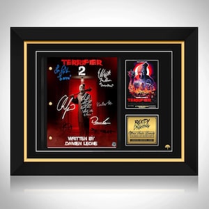 Terrifier 2 Transcript Limited Signature Edition Custom Frame