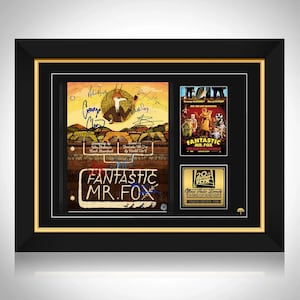 Mr. Fox Facsimile Cast-Signed Script Limited Edition Frame