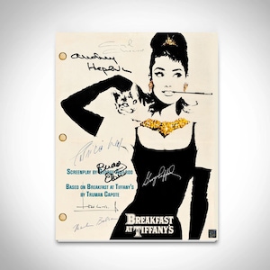 Breakfast at Tiffanys Transcript Limited Signature Edition Custom Frame