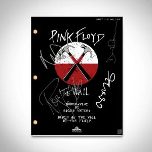 Pink Floyd The Wall Script Limited Signature Edition