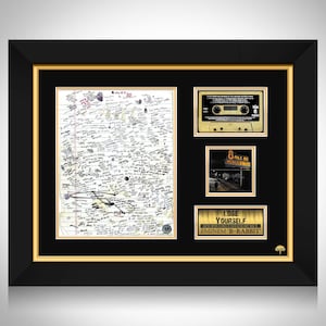 Eminem - Lose Yourself Gold Cassette Limited Signature Edition Custom Frame