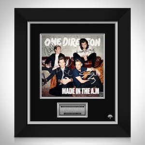 One Direction - Hergestellt in den Morgenstunden LP Cover Limited Signature Edition Benutzerdefinierter Rahmen