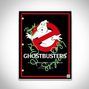 Ghostbusters (1984) Script Limited Signature Edition