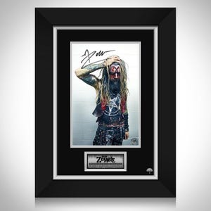 Rob Zombie Icon Photo Limited Signature Edition Custom Frame